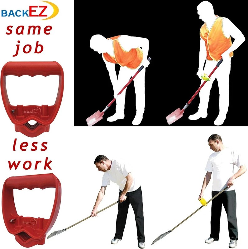 Back-Saving Tool Handle Attachment, Evr-Grip Upgrade, Labor-Saving Ergonomic Sho gallery