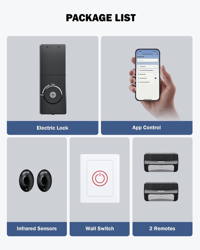 ZUMI Automatic Wall Mount App-Control Garage Door Opener Wall Switch IR Sensors gallery