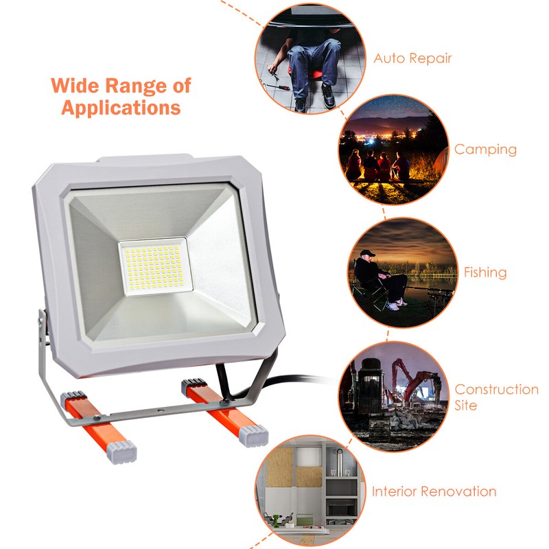 Portable 53W 6000LM LED Work Light Outdoor Flood Light gallery