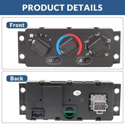 Front Climate Control Module Heater A/C Air Conditioning Panel Unit, gallery
