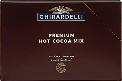 Ghirardelli Premium Hot Cocoa Envelopes, Rich chocolate, 22.7 Ounce (Pack of 15) gallery