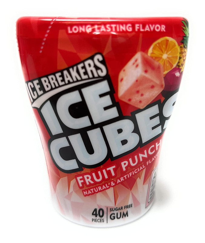 ICE BREAKERS Ice Cubes, Fruit Punch, Sugar Free, 40 Piece (3 Pack) LIMITED TIME gallery