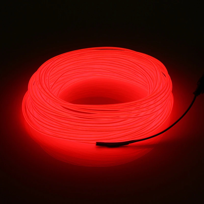 Neon LED Light Glow EL Wire String Strip Rope Tube Decor Car Party + Controller gallery