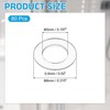 80Pcs M5 PVC Clear Flat Washers 5mm ID 8mm OD 0.5mm Thick Glass Washer gallery