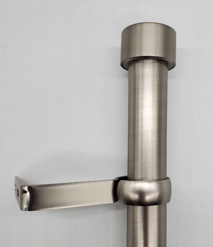 Cappa 1 1/4" Adjustable Curtain Rod - Two Sizes, Three Colors gallery