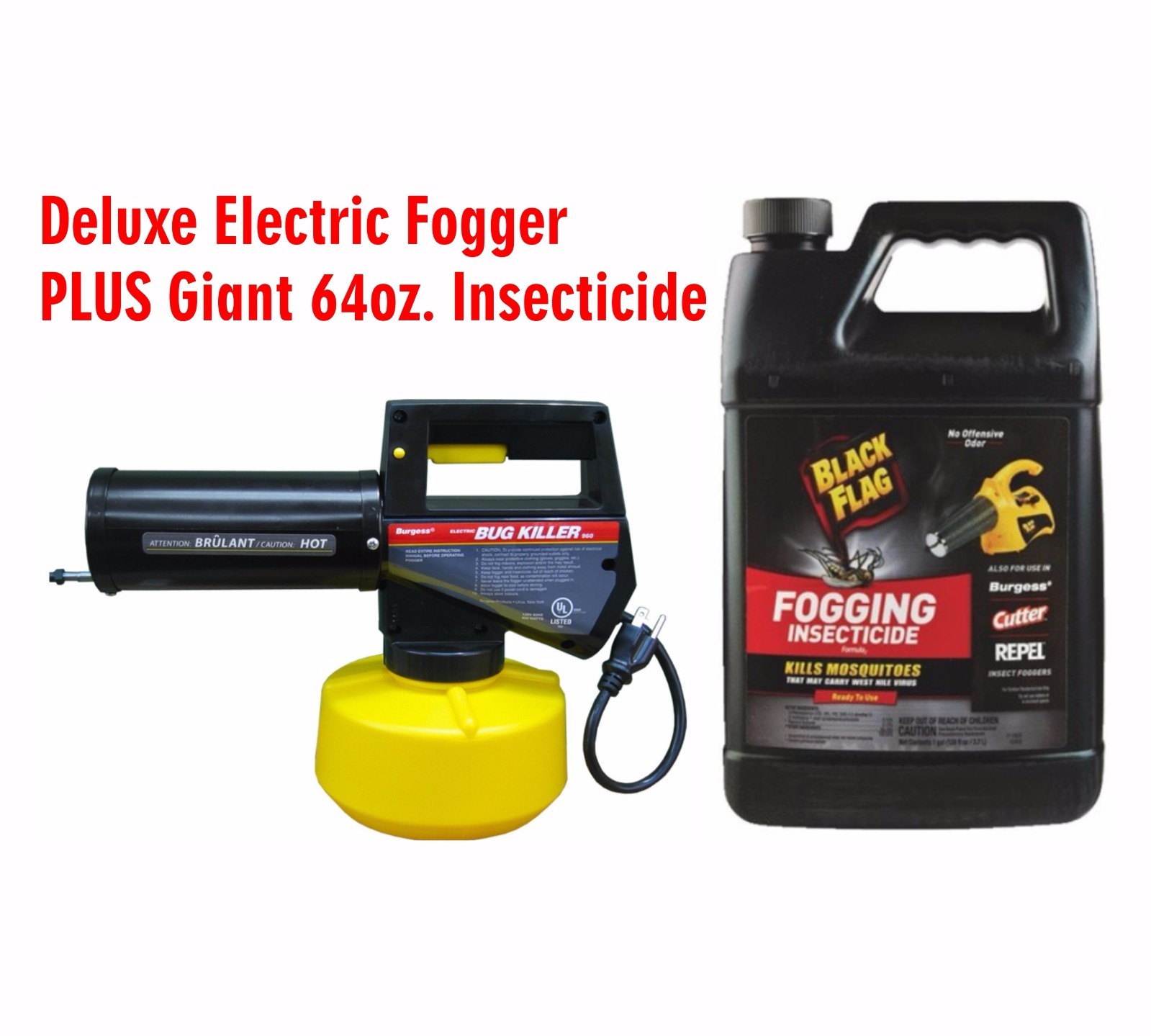 Electric Powered Mosquito / Bug / Insect Fogger Plus 64oz. Insecticide gallery