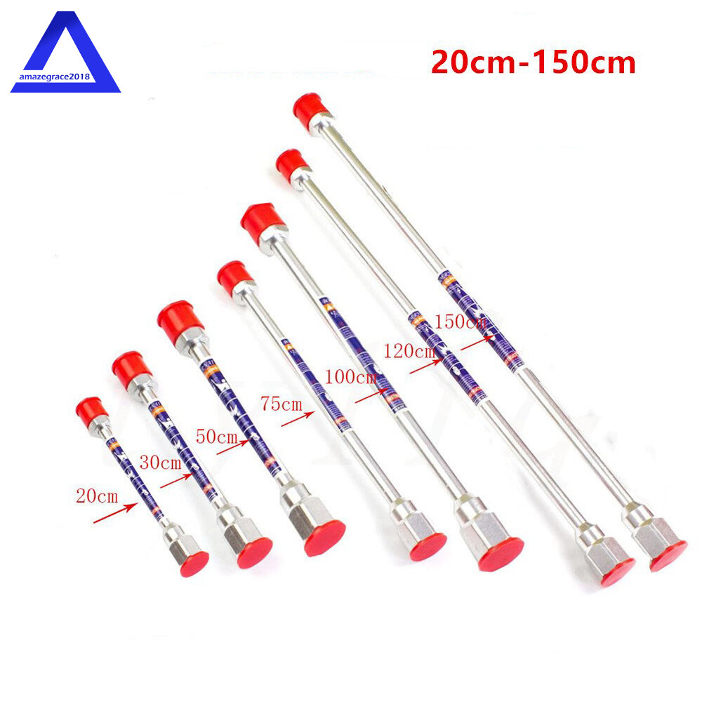 Universal Airless Paint Sprayer Spray Gun Tip Extension Pole Rod 20-150cm New gallery