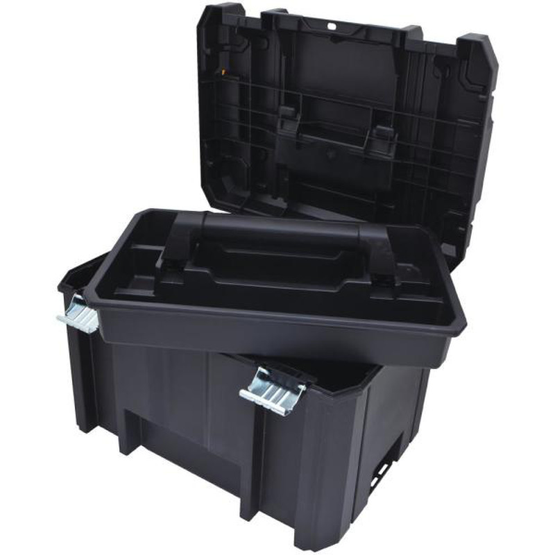 17 in. Dewalt TSTAK Stackable Deep Storage Mobile Tool Box for Organizing Tools gallery