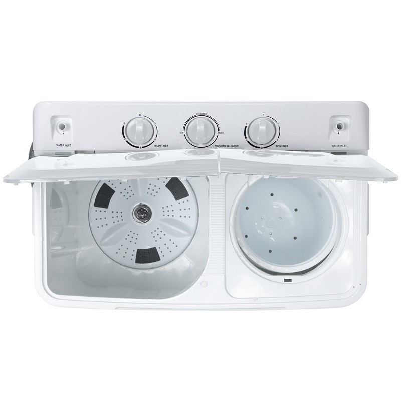Portable Washing Machine 30Lbs Capacity 2 In 1 Compact Twin Tub Laundry for Home gallery