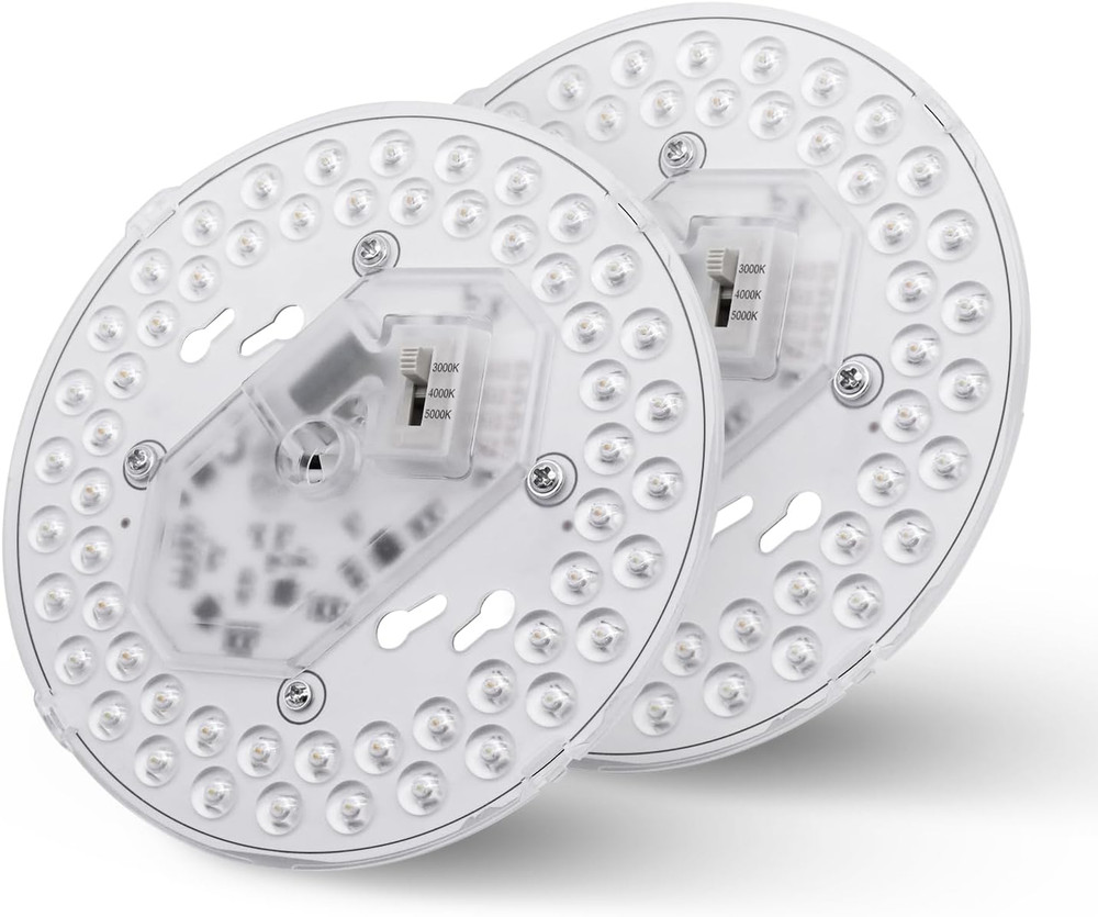 2 Pack LED Light Engine Retrofit Kit, 6Inch 24W 2200Lm, 3CCT 3000K/4000K/5000K D