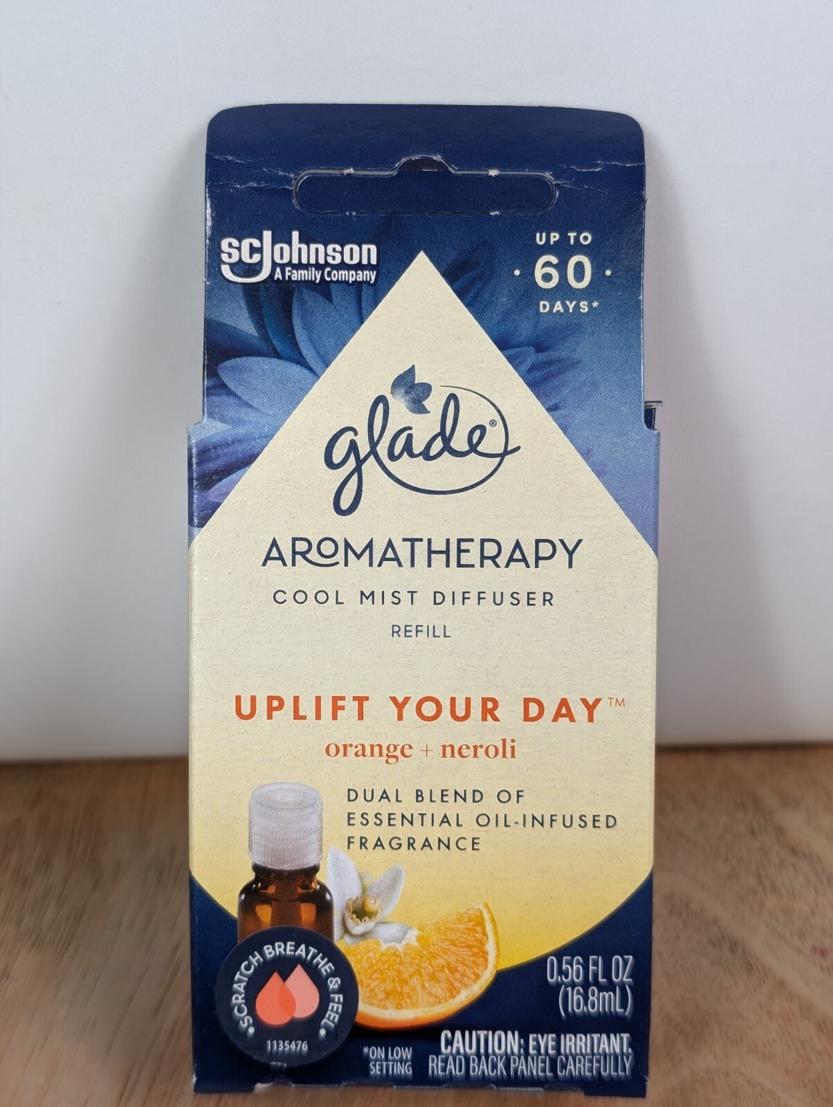 Glade Essential Oil Diffuser Refill Aromatherapy Orange & Neroli, 0.56 Fl Oz gallery