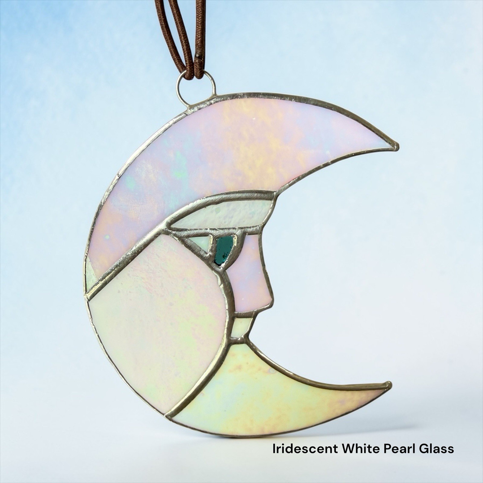 NEW Stained Glass Moon Sun-catcher, Window, Garden And Patio Decor gallery