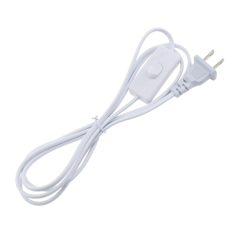 303 Button Switch Plug Wire for Desk Lamp with 1.8m Line Length Power Cord New gallery