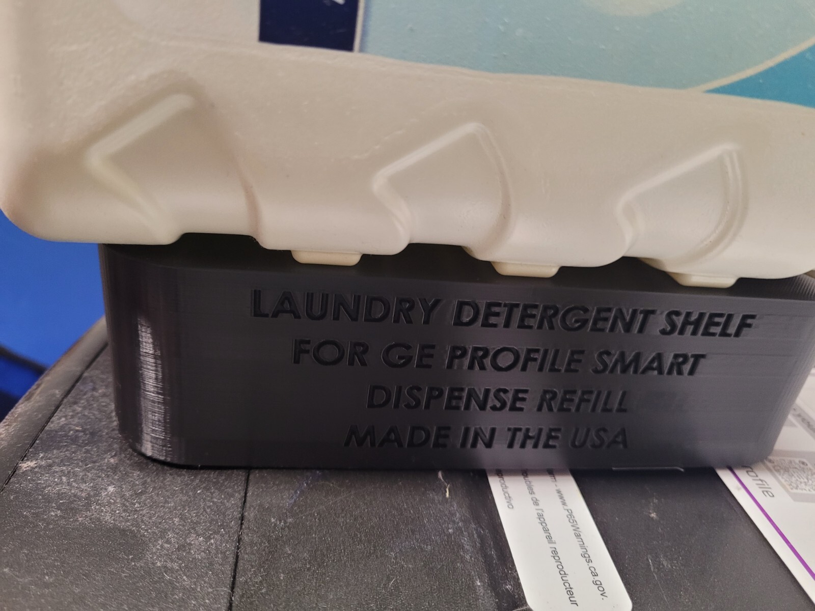Laundry Detergent shelf for GE Profile Electric Washer/Dryer Combo - PFQ97HSPVDS gallery