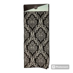 Black And Gray 14″x 72″ TABLE RUNNER – Polyester Linen