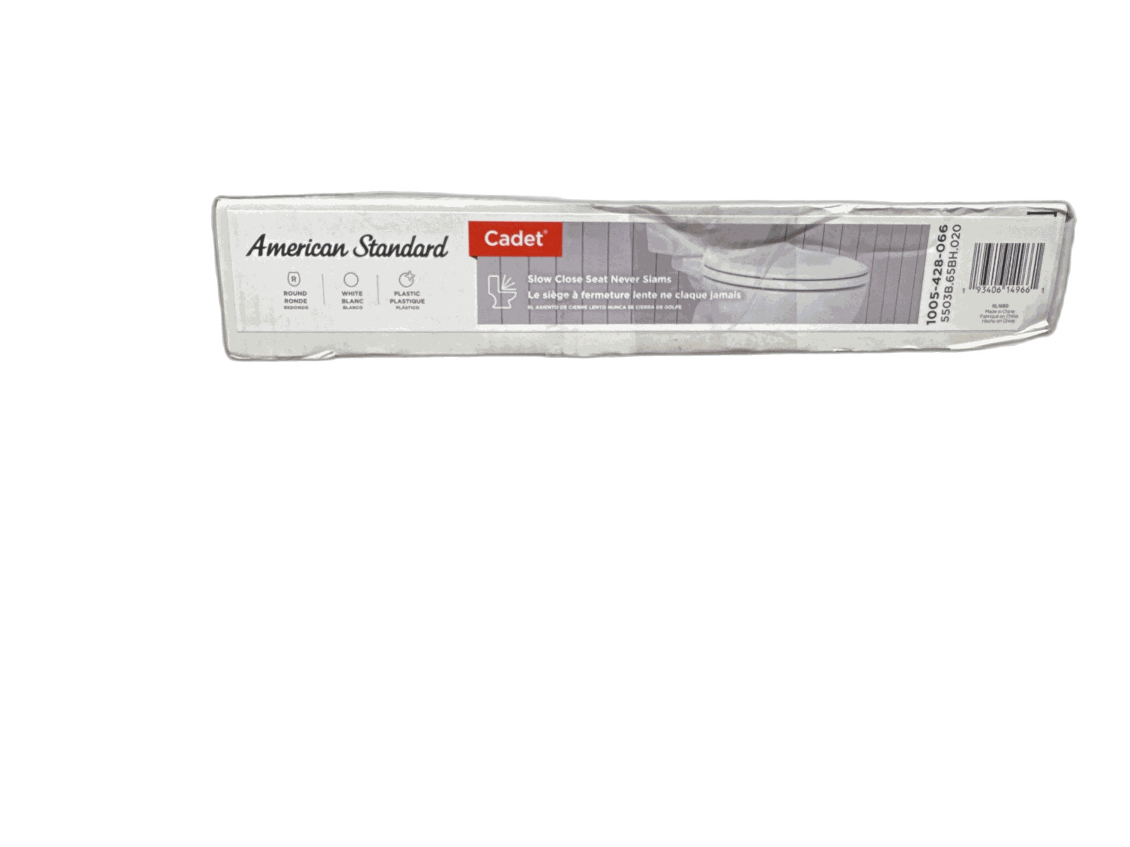 American Standard Cadet Round Antimicrobial Toilet Seat in White gallery
