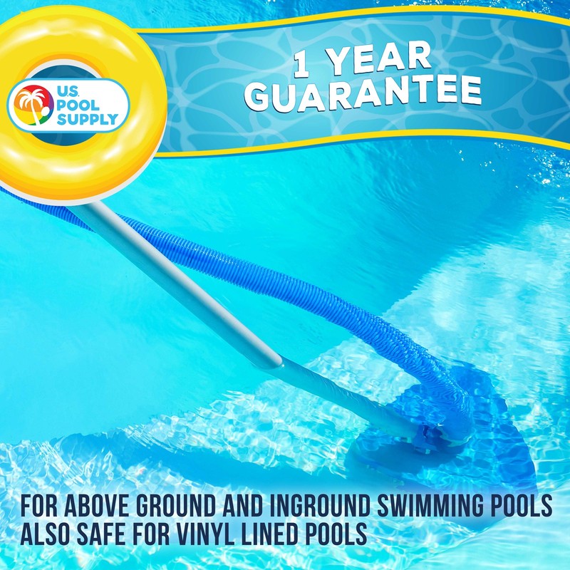 Weighted Triangular Pool Vacuum Head, Swivel Connection, Above Ground, Inground gallery