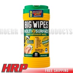 BIG WIPES-Multi-Surface Wipes 80 Count (80 Count (Pack of 1), Multi-Surface