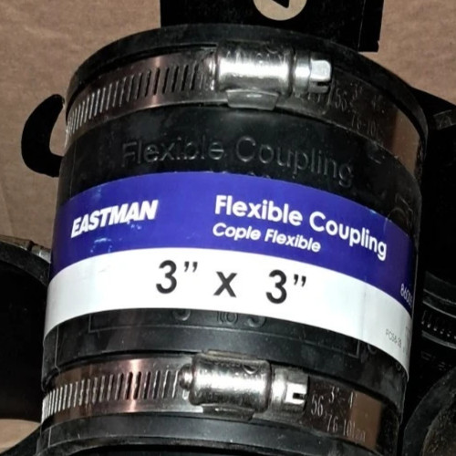 Flexible Pipe Connector Coupling Boot 3" x 3 in Sewer & Drain Pipe 1056-33 New gallery