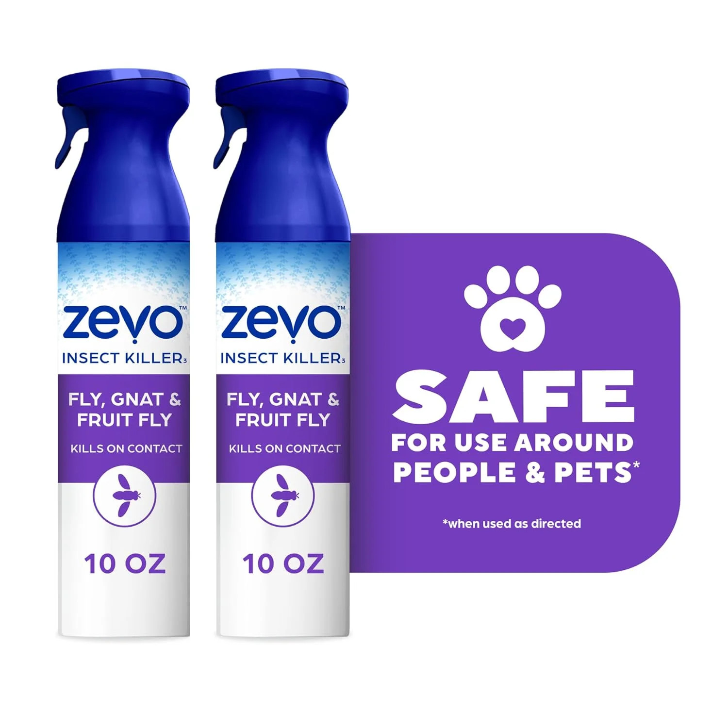 Zevo Flying Insect Killer Spray - Fruit Fly, Gnat, Fly & Mosquito Bug Spray for gallery