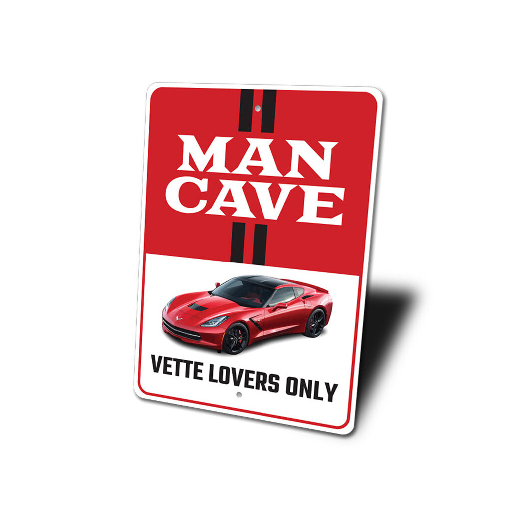Vette Lovers Only Chevy Corvette Metal Sign Chevrolet Automotive Car Man Cave gallery
