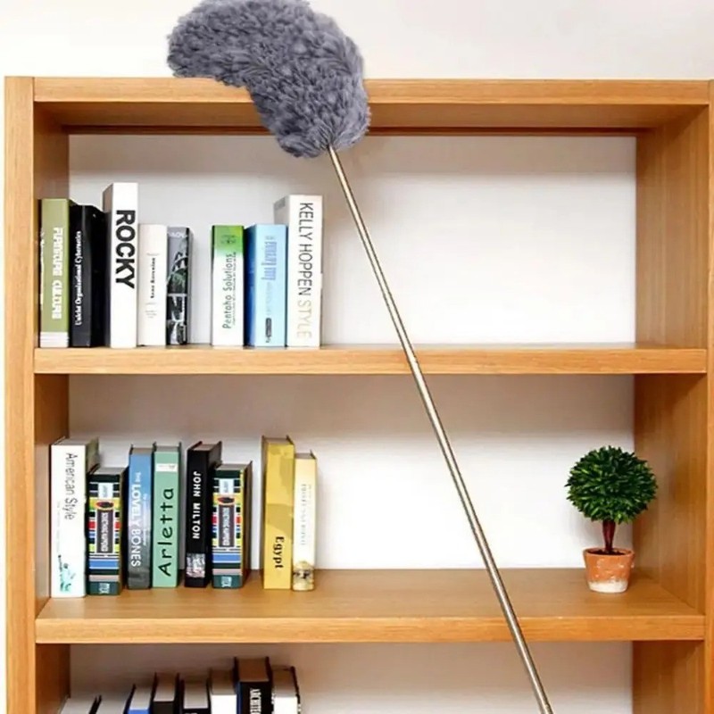 Microfiber Duster Soft Feather Dusting Brush Household Extendable Cleaning Tool gallery