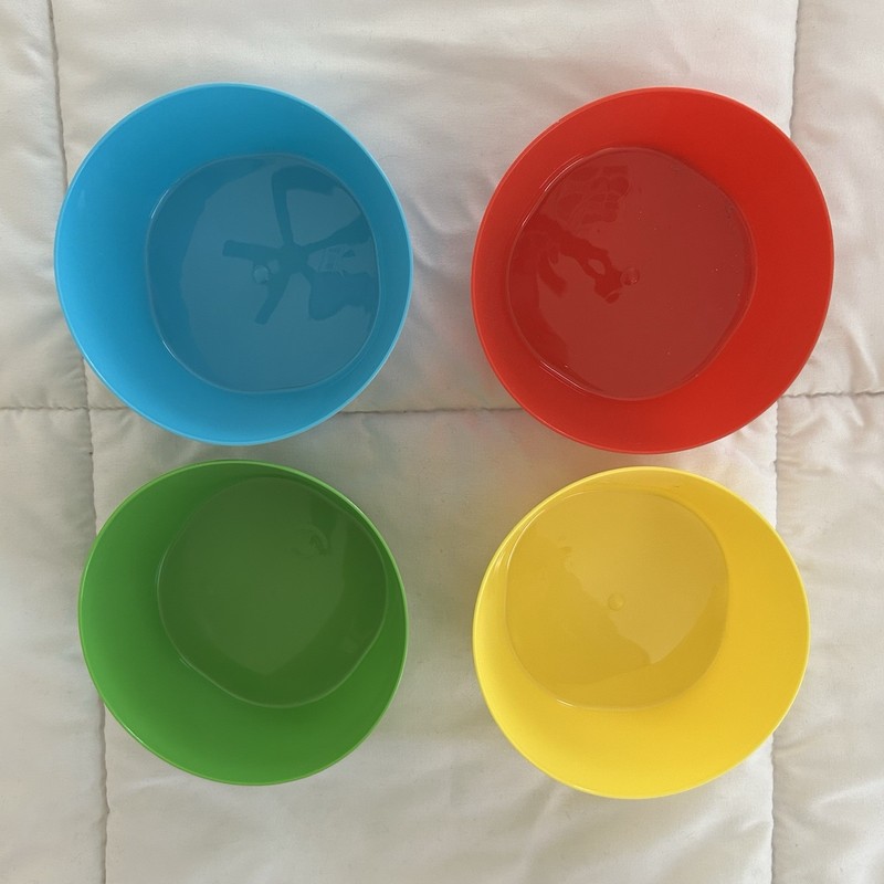 Childrens' 24-Piece Dinnerware Set Primary Color Kids' by Mainstays BPA Free New gallery
