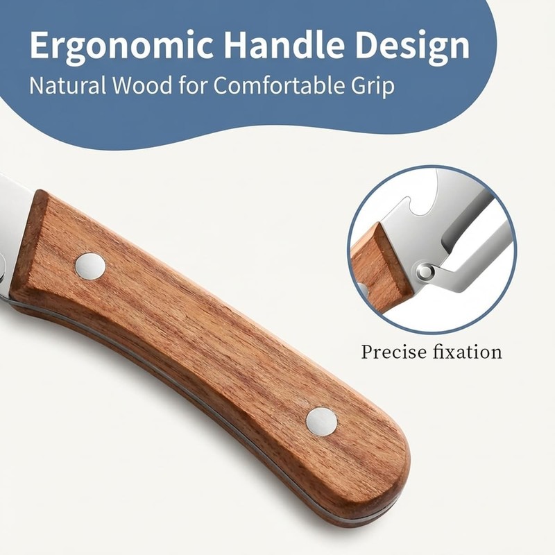 2 Pack 2 in 1 Multi Functional Vegetable Peeler with Bottle Opener and Wooden Ha gallery