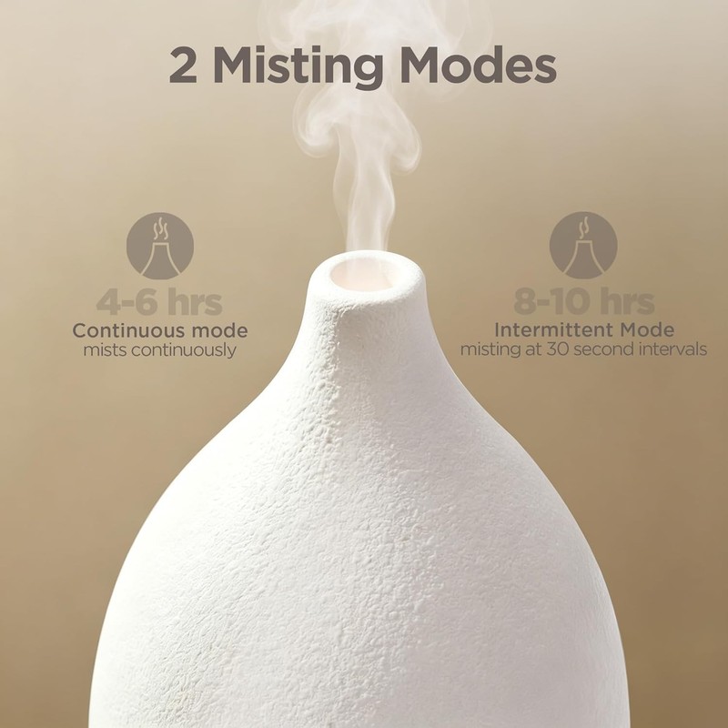 150ML Ceramic Diffuser for Essential Oils Handcrafted Aromatherapy Diffuser Moth gallery