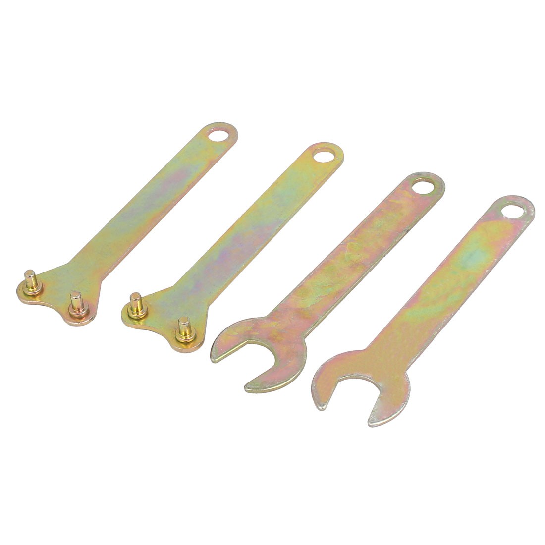 4 In 1 Set Angle Grinder Spanner Wrench Lock Nut Hand Tool Bronze 112mm Length gallery