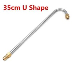Extension 1/4″ High Pressure Car Washer Nozzle Angled Lance Rod Stainless Steel