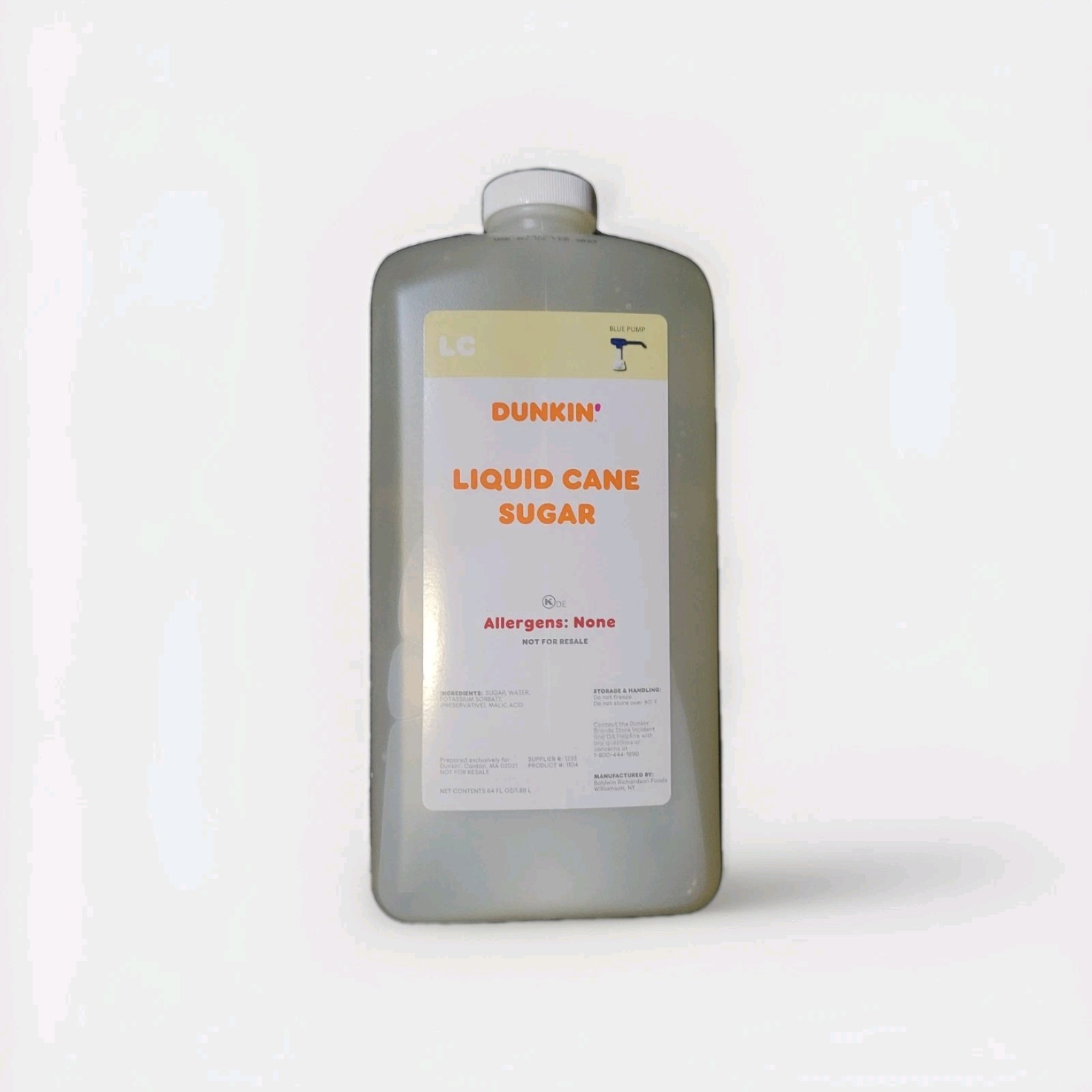 Dunkin Liquid Cane Sugar WITH PUMP (FAST AND RELIABLE) (BEST PRICE) gallery