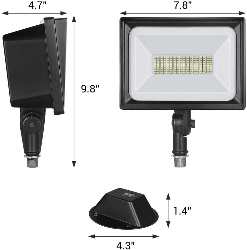 DEWENWILS 65W LED Security Light Outdoor 6670 Lumen Super Bright Flood Light gallery