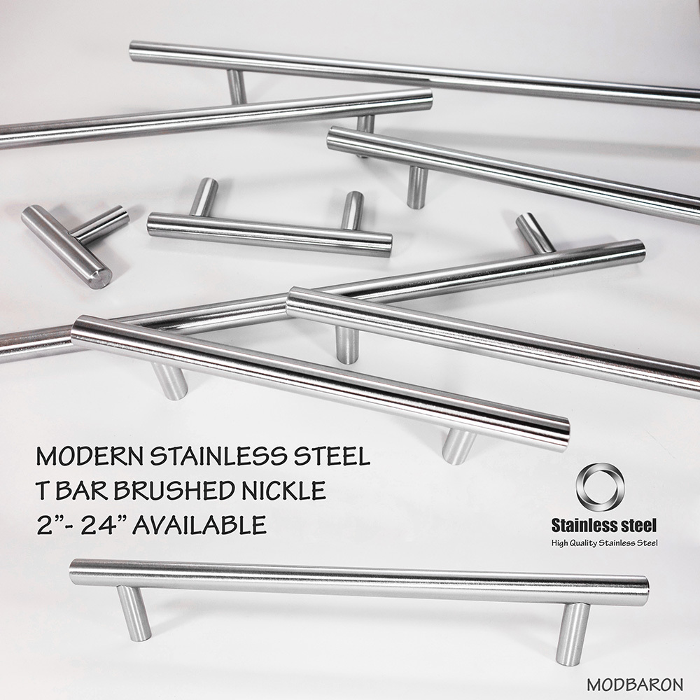 2"- 24" Inch Stainless Steel Kitchen Cabinet T Bar Pull Handle Hardware FreeS/H! gallery
