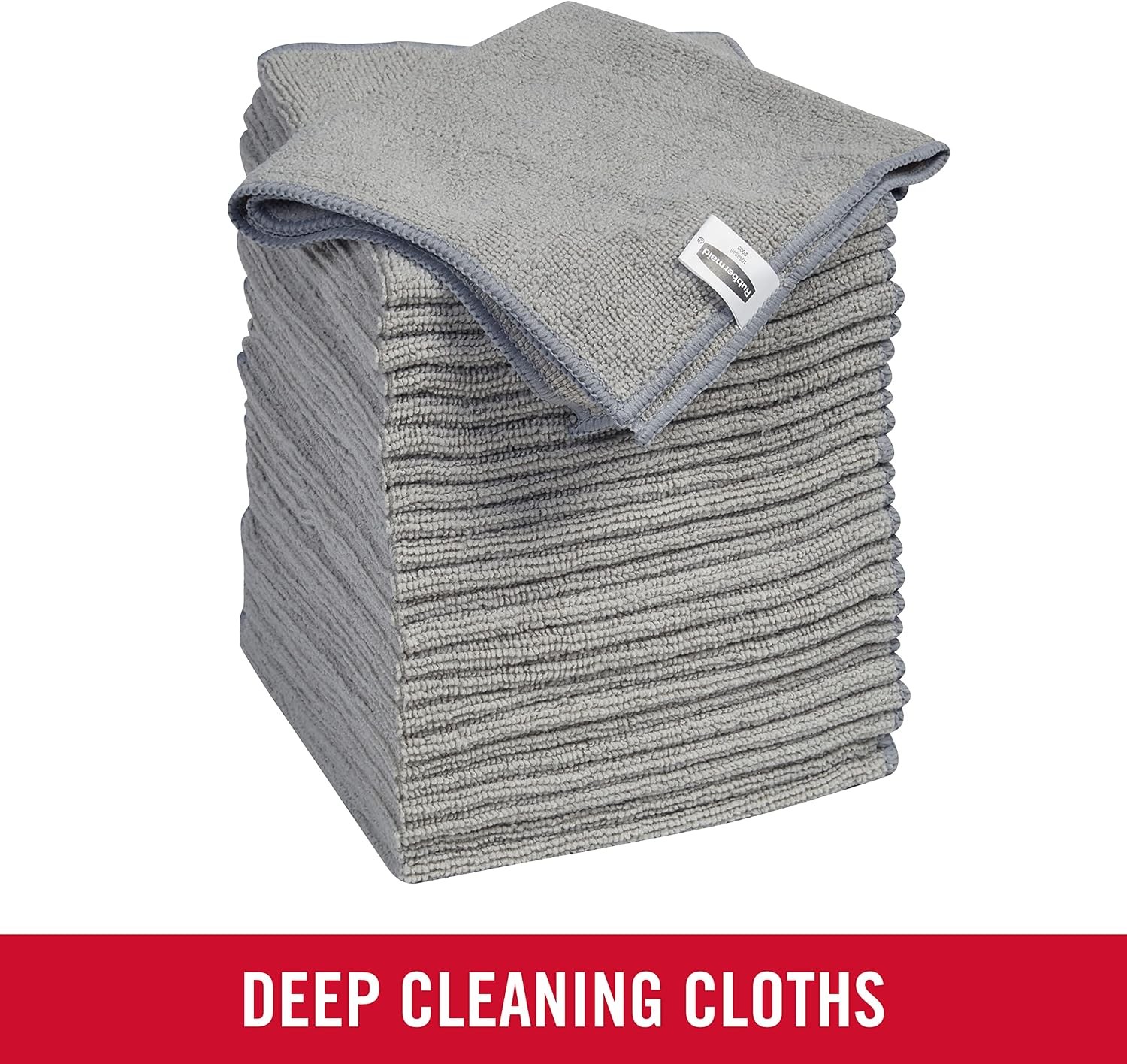 All Purpose Microfiber Cleaning Cloth Towels, 50 Pack, 12"x12", Non-Scratch, gallery