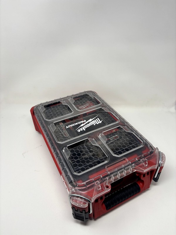 Fits Milwaukee Packout Deep Storage Tray INSERT for Drill and M18 Batteries gallery