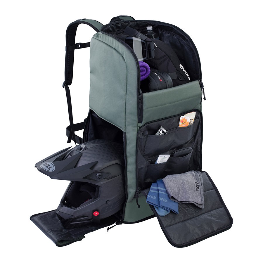 EVOC Gear Backpack 90L with Removable Water-Repellent Compartments & Ergonomic 5