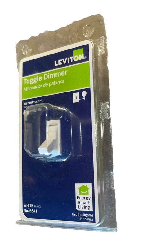 🔥Leviton Trimatron 6641-W Toggle Dimmer Switch White 600W 120V ~ 1 Unit🔥 gallery