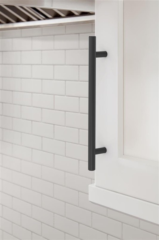 Amerock BP37243MB Bar Pulls Hollow Collection 6-5/16 in Pull Matte Black 10-Pack gallery