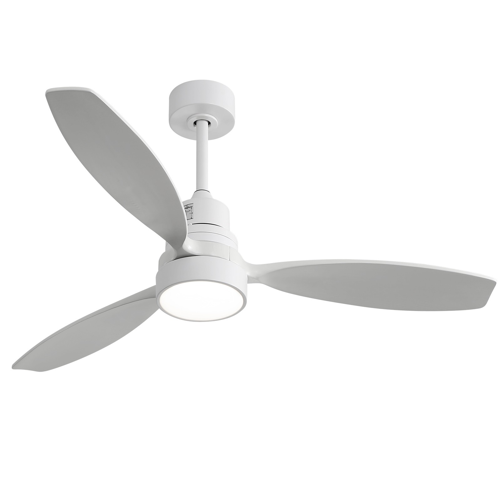 52inch Bedroom Ceiling Fans with Lights and Remote Control 6 Speed Reversible DC gallery