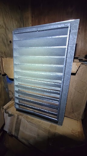 17" w x 27" h Rectangle Gable Vent Attic Louver heavy duty galvanized metal gallery