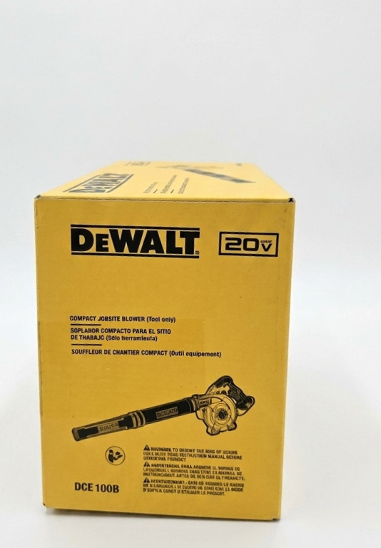 DEWALT 20V MAX Blower for Jobsite, Compact, Tool Only (DCE100B) gallery