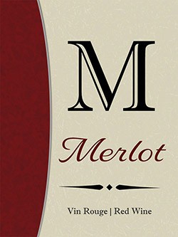 LD Carlson Merlot Wine Labels 30 ct gallery
