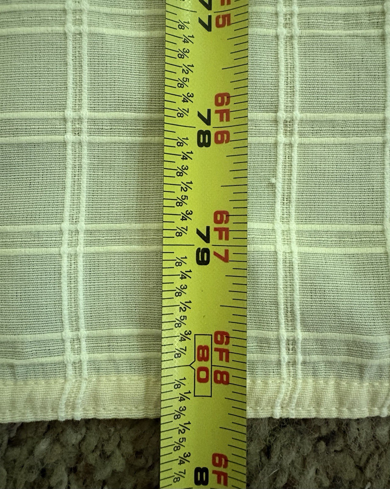 Fabric Tablecloth Cotton Blend Yellow Squared Checks Rectangle Shape 57x80” gallery