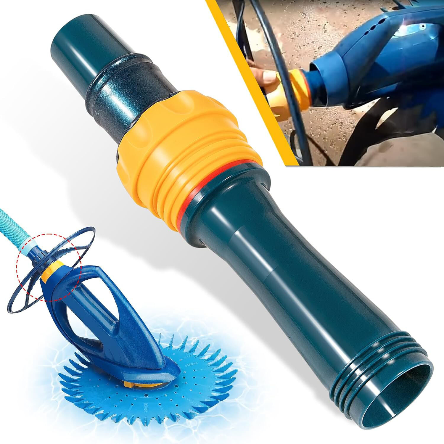 W70326 Cassette Outer Extension Pipe with Handnut For Zodiac Baracuda G3/G3 Pro gallery