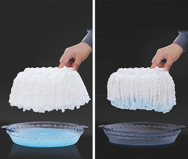 6 Pack Replacement Microfiber Mop Head Easy Cleaning Wring Refill for Spin Mop gallery
