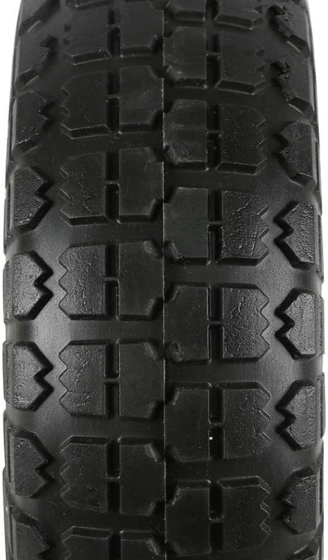 4.10/3.50-4 Polyurethane Solid Wheel Non-Rubber Tires for Garden Wagon Cart gallery