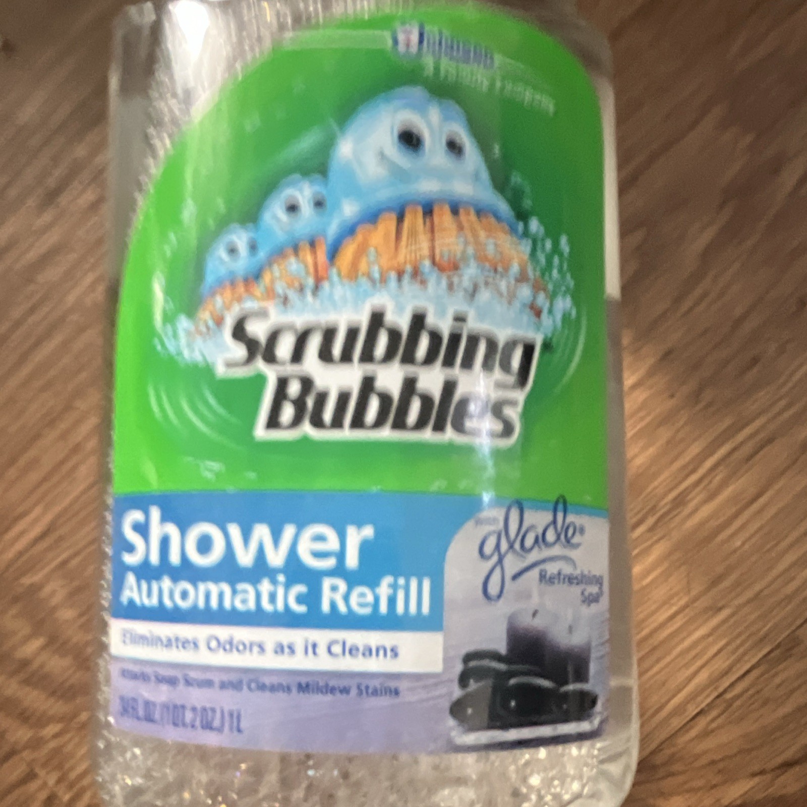 Scrubbing Bubbles Shower Automatic Refill Glade Refreshing Spa 34 fl oz gallery