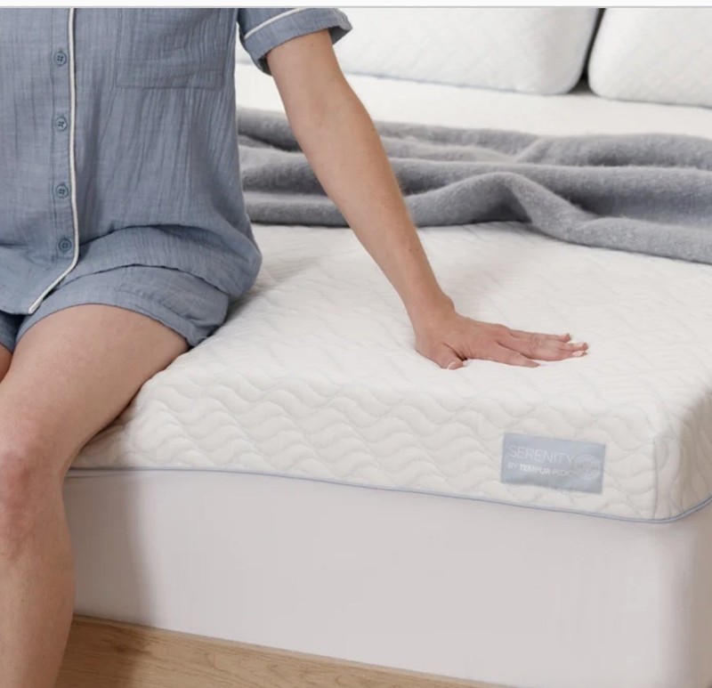 Serenity Tempur-Pedic 3 Inch Cooling Memory Foam Mattress Topper King gallery