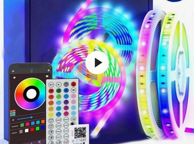 50 Ft LED Strip Lights, Smart Light with App Remote Control, RGB LED 1 ROLL 50ft gallery